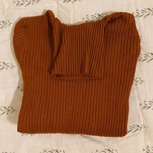 Ribbed Turtle Neck